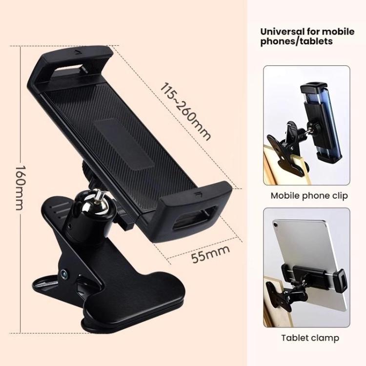 Metal Clamp Gimbal Desktop Holder, Specification: For Phones And Tablets
