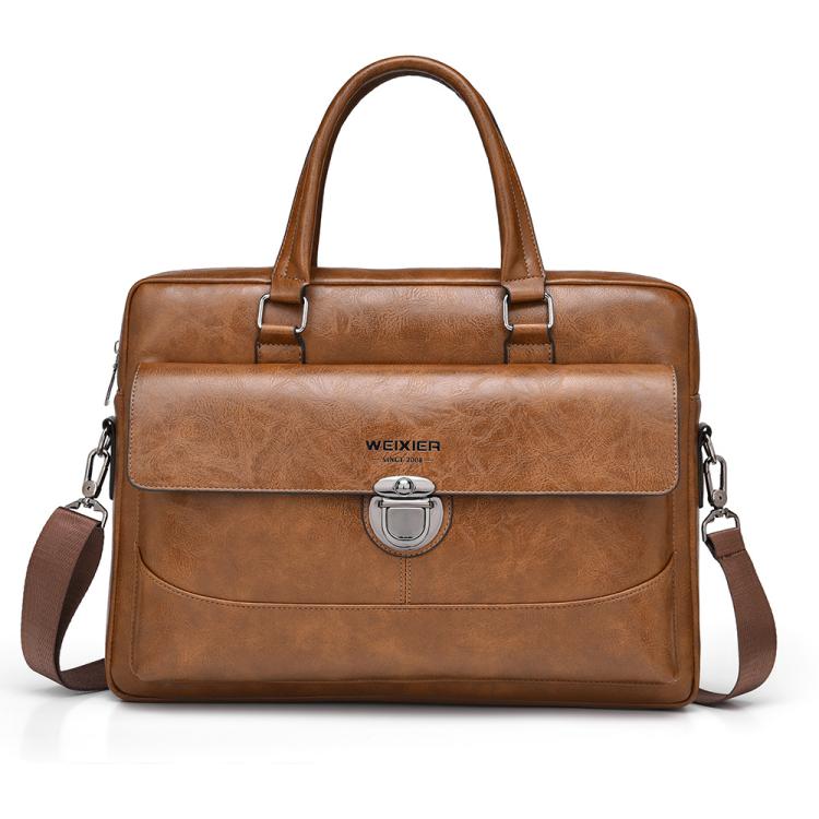 WEIXIER T616 Men Commuter Briefcase Large Capacity Document Laptop Bag