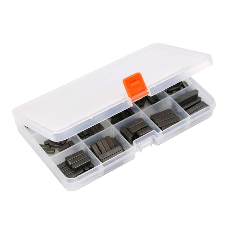 140pcs /Set 3/4/5/6mm Boxed Parallel Pin Dive Shaft Pulley Keys - 393g