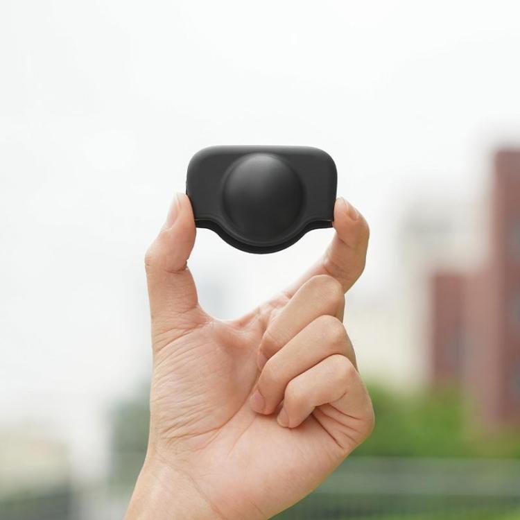 For DJI Osmo 360 Camera Silicone Lens Cap Dustproof & Anti-Scratch Lens Cover Protector - Black