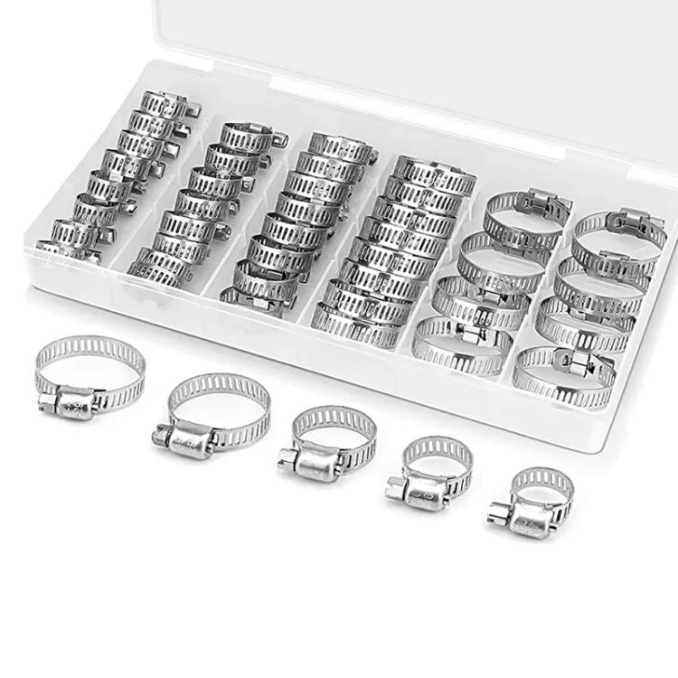 40pcs /Set Stainless Steel American-Style Heavy-Duty Clamp Kit - 303g