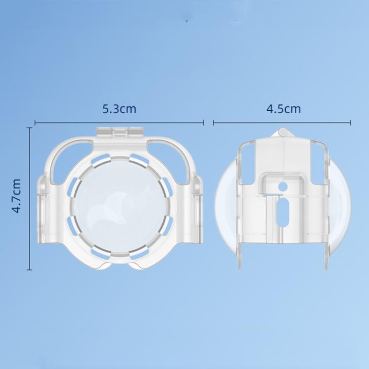 For Insta360 X5 Camera Anti-Fog Snap-On Protective Lens Cover Lens Guards - Transparent