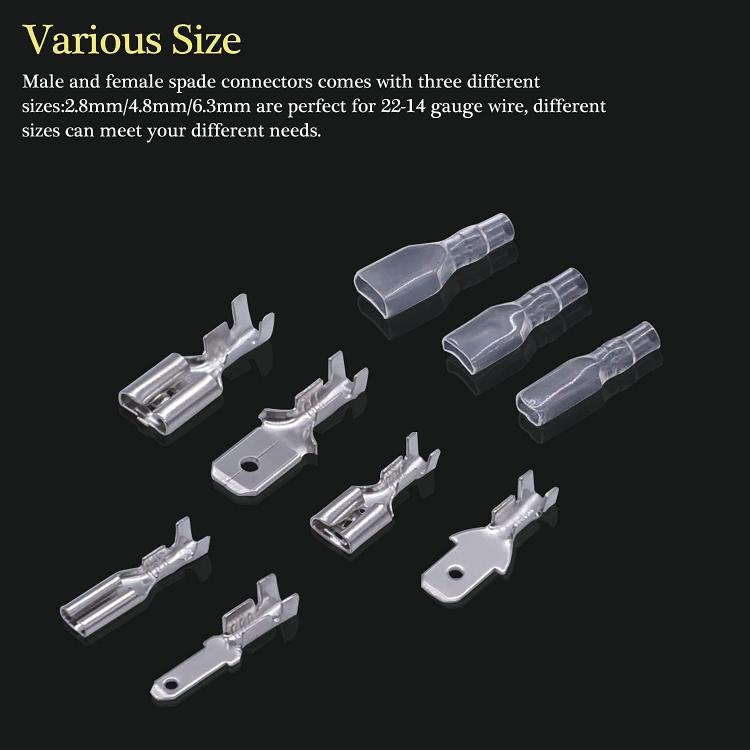 360pcs /Set Cold Press Terminal Block Spring Insert and Cover Set, Specification: Copper