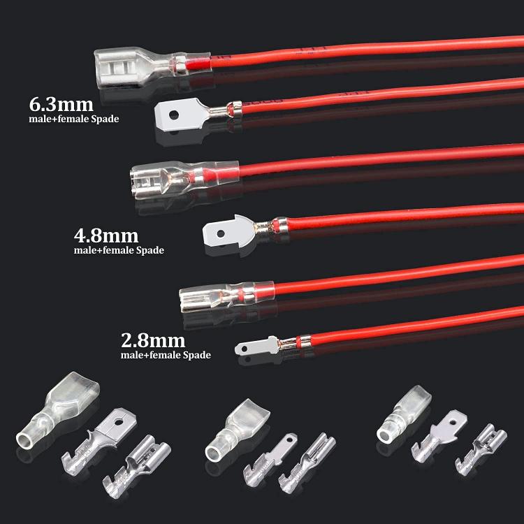 360pcs /Set Cold Press Terminal Block Spring Insert and Cover Set, Specification: Iron