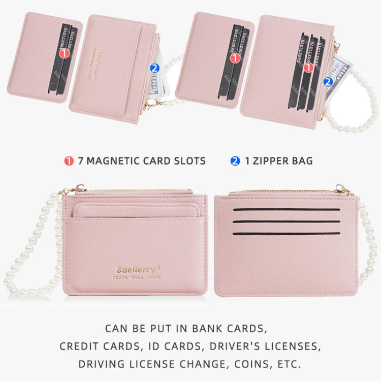 Baellerry N8356 Women Card Holder Multi Card Slot Coin Purse
