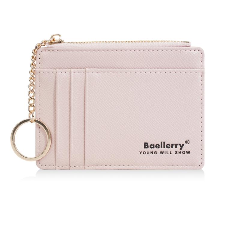 Baellerry K9117 Women Multi Card Slot Card Holder Thin Style With Keychain Coin Purse