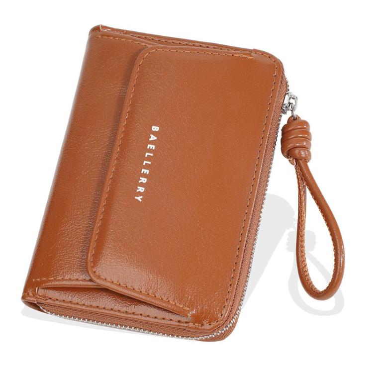 Baellerry NR119 Women Two Fold Short Style Minimalist Coin Purse