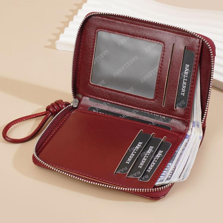 Baellerry NR119 Women Two Fold Short Style Minimalist Coin Purse