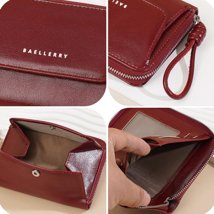 Baellerry NR119 Women Two Fold Short Style Minimalist Coin Purse