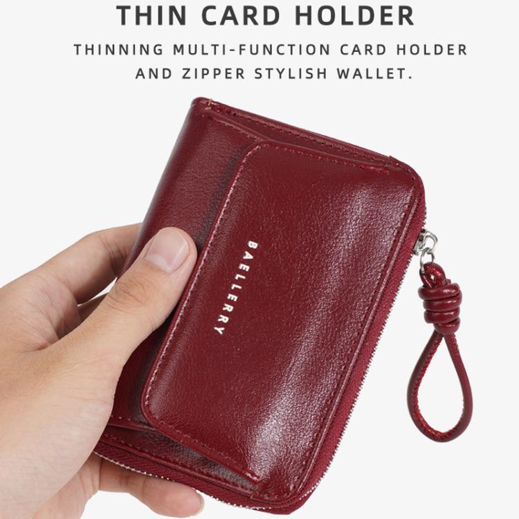 Baellerry NR119 Women Two Fold Short Style Minimalist Coin Purse