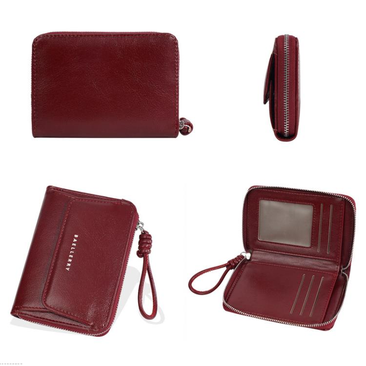 Baellerry NR119 Women Two Fold Short Style Minimalist Coin Purse