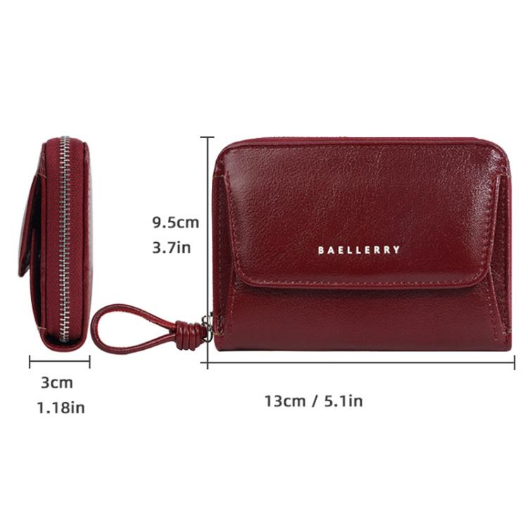 Baellerry NR119 Women Two Fold Short Style Minimalist Coin Purse