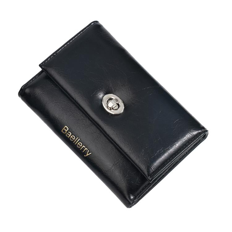 Baellerry N8400 Women Short Style Three Fold Zipper Wallet