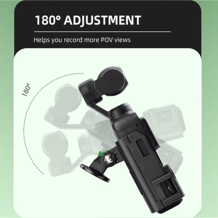 For DJI Osmo Pocket 3 Flymile Multi-Purpose Adapter Frame Expandable Mount - Black