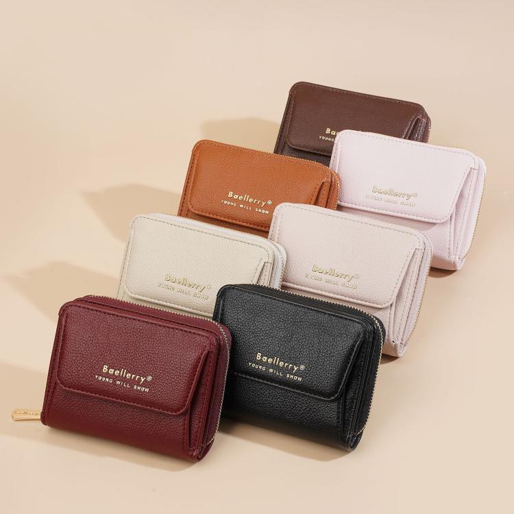 Baellerry NR120 Women Zipper Wallet Organ Two Fold Wallet