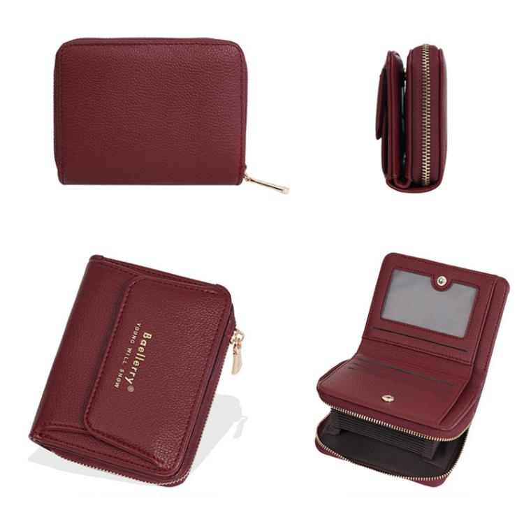 Baellerry NR120 Women Zipper Wallet Organ Two Fold Wallet