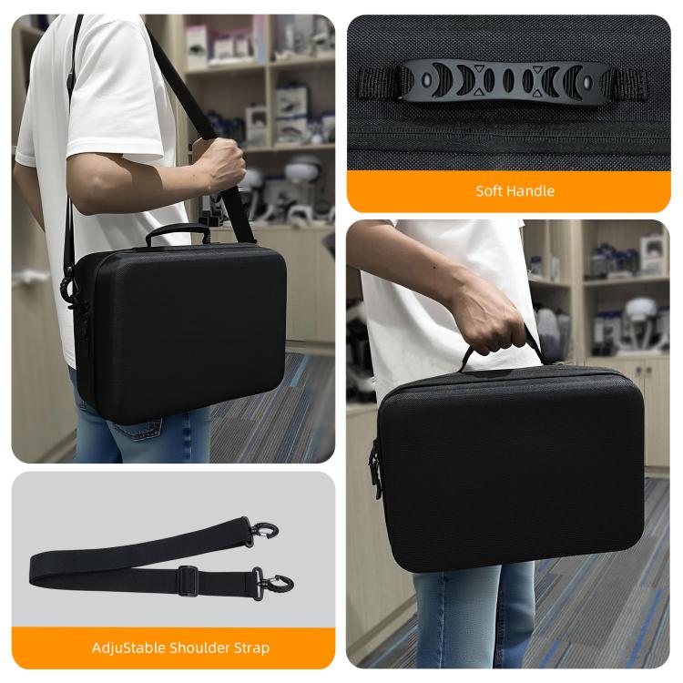 For Nintendo Switch 2 JYS All-in-One Storage Carrying Case Organizer with Shoulder Strap Fits Dock/Console/Pro Controller/Camera/Grip/Charger