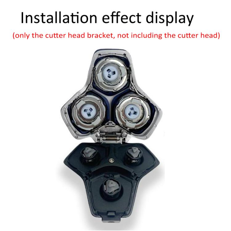 SH71 Shaver Head Bracket Frame for Philips S5531 S7732 S7735 S9932 S9935  S5799 S5587 - Black
