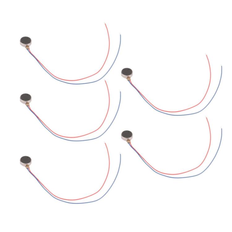 5pcs DC Flat Button Motor Toy Beauty Instrument Vibration Motor - XHXDZ-1027