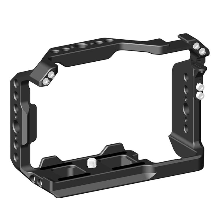 For Sony ZV-E10 II 2nd Generation Camera Cage DSLR Photography Live Streaming Protective Frame Stabilizer Kit - Black