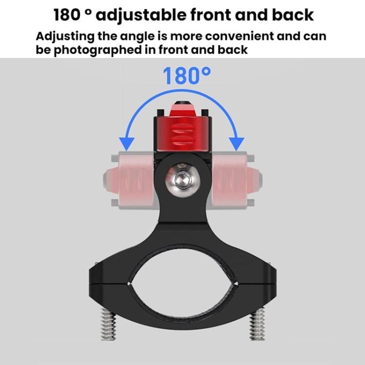 For GoPro HERO13 Black Action Camera Magnetic Quick Release Bike Mount Outdoor Cycling Tilt Shooting Bracket, Spec: 180 Degree Adjustable