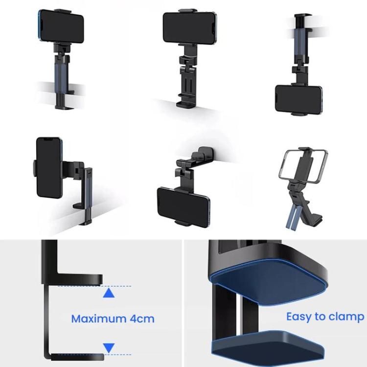 Multi-Functional Travel Mini Desktop Stand Adjustable Rotating Folding Portable Mobile Phone Stand