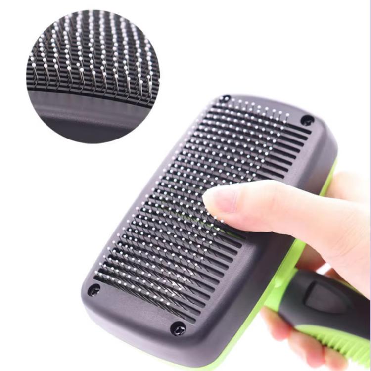 Pet Deshedding Brush for Cats & Dogs 1-Click Release Hair Remover Tool Grooming Brush, Size: Large