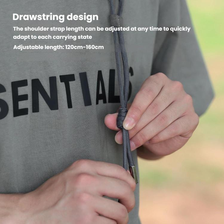 Cwatcun D214 Medium Universal Camera Strap Comfortable Pressure Relieving Camera Strap - Dark Gray