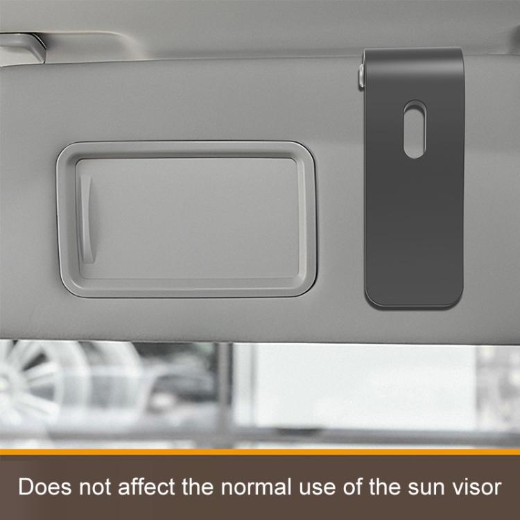 Car Sun Visor Bracket Panoramic Sports Camera Phone Vehicle Mount Base - With Phone Clip