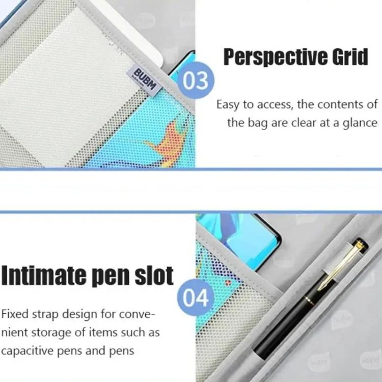10.9 inch BUBM BM01211003 Waterproof Anti-Slip Tablet Bag Simple Portable Storage Bag