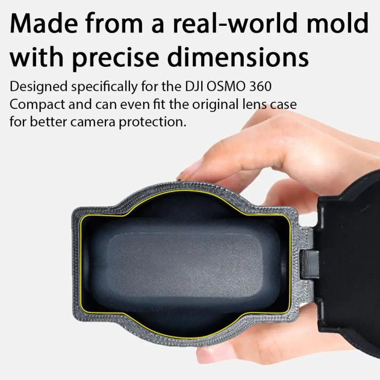For DJI Osmo 360 Camera Hard Case Waterproof & Shockproof Storage Box - Black
