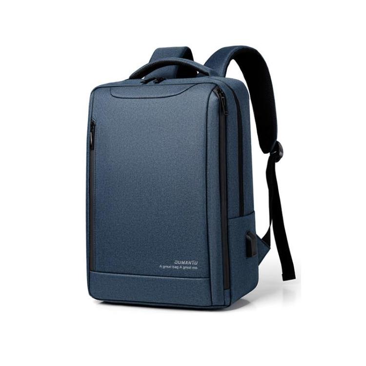 OUMANTU 2106-1 Lightweight Business Laptop Backpack Large Capacity USB Charging Daypack For Work, Travel, Gym