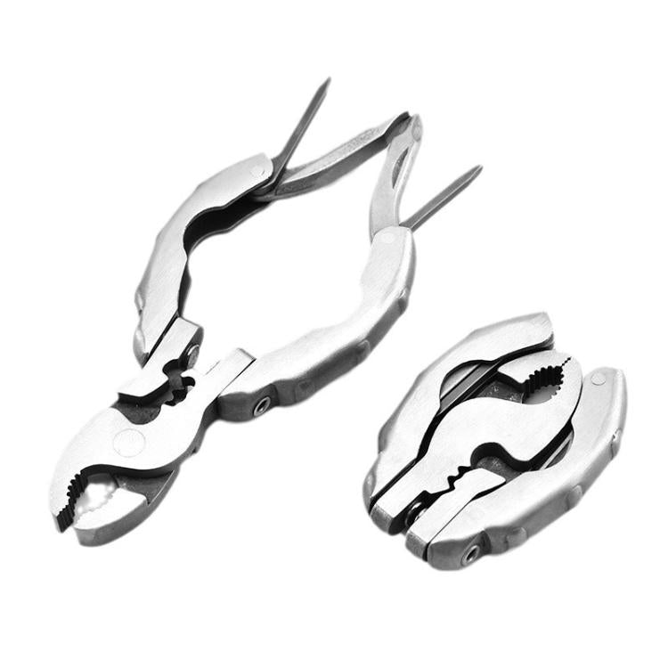 9 In 1 Stainless Steel Multi-Purpose Clamp Screwdriver Portable EDC Tool Bottle Opener