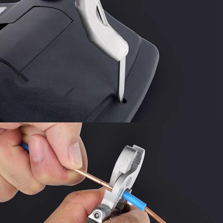 9 In 1 Stainless Steel Multi-Purpose Clamp Screwdriver Portable EDC Tool Bottle Opener