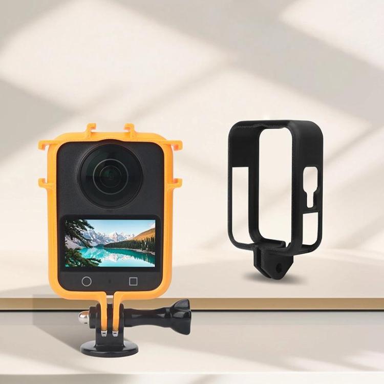 For DJI Osmo 360 Camera CQT Expansion Frame Anti-Scratch & Shockproof Protector Cold Shoe Orange