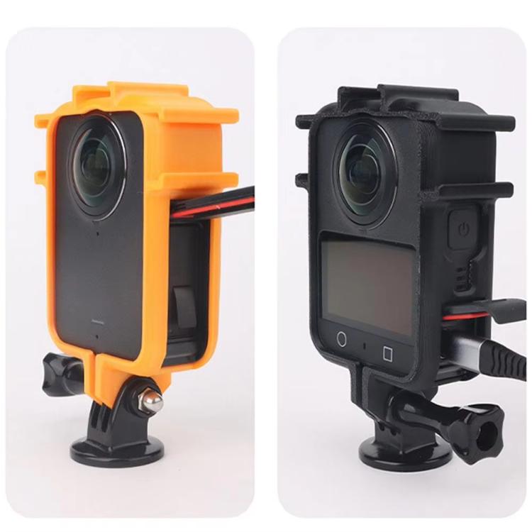 For DJI Osmo 360 Camera CQT Expansion Frame Anti-Scratch & Shockproof Protector Ordinary Orange