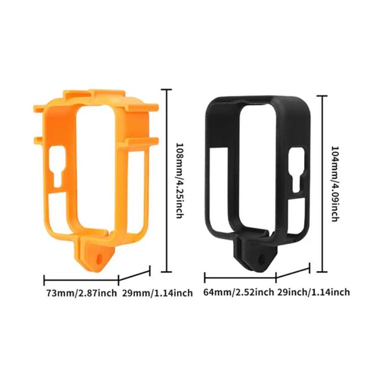 For DJI Osmo 360 Camera CQT Expansion Frame Anti-Scratch & Shockproof Protector Ordinary Orange