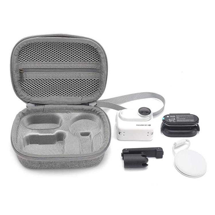 For Insta360 GO 3 / 3S Standard Edition BKano GO-002 Storage Bag Handheld Portable Pouch - Grey