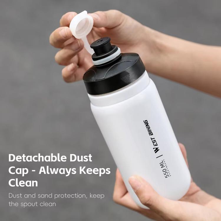 WEST BIKING 720ml Bike Water Bottle for Cycling Leak-Proof Squeeze Design Portable Sports Hydration Bottle