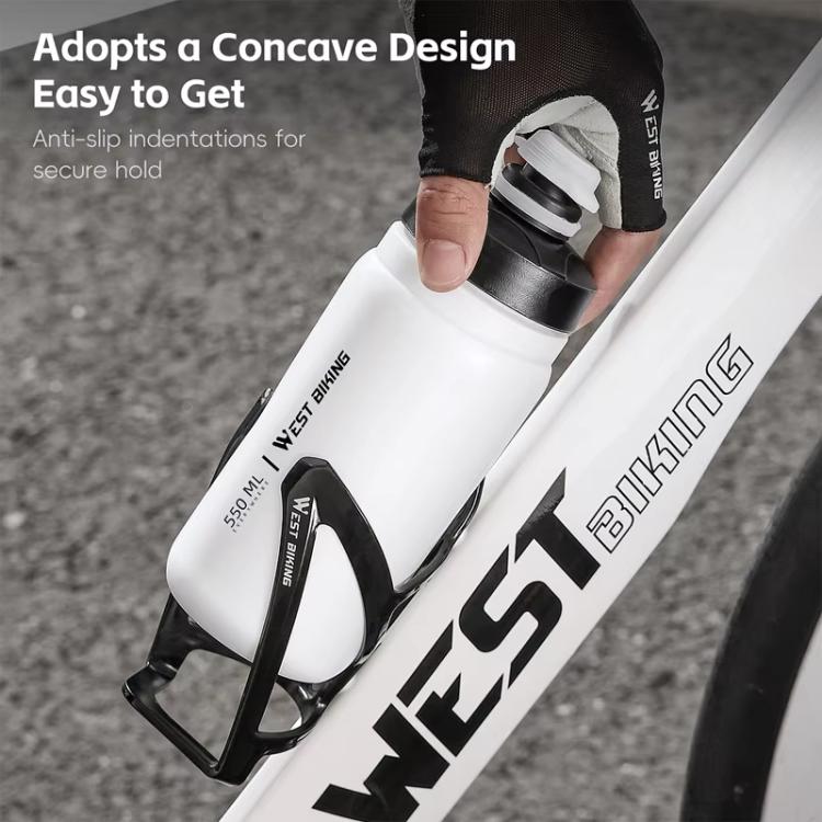 WEST BIKING 720ml Bike Water Bottle for Cycling Leak-Proof Squeeze Design Portable Sports Hydration Bottle