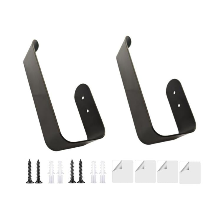2pcs Metal Curtain Storage Hooks Paper Towel Holders