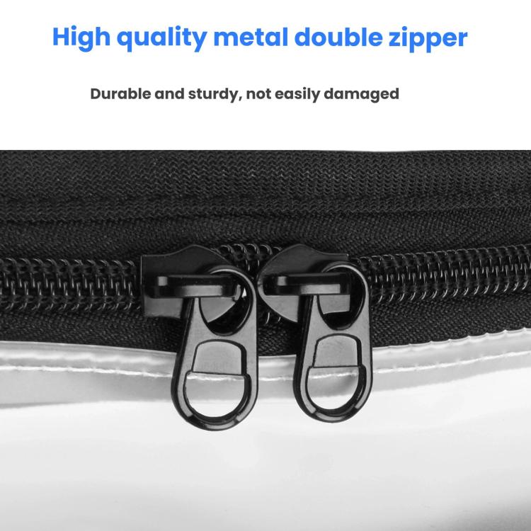 39 Inch Electric Guitar Dust Cover TPU Gig Bag with Dual Zippers Protective Storage Case - Transparent