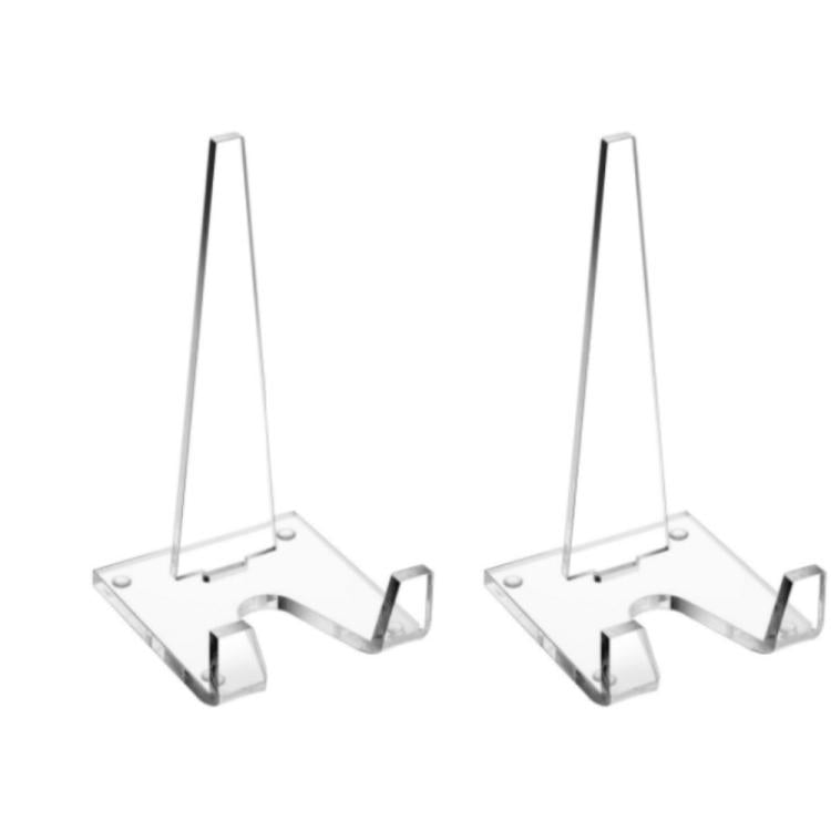 2pcs /Set Acrylic Picture Frame Stand Dinner Plate Postcard Record Holder