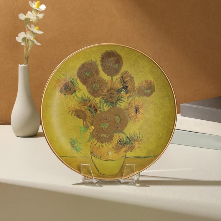 1pc Acrylic Picture Frame Stand Dinner Plate Postcard Record Holder