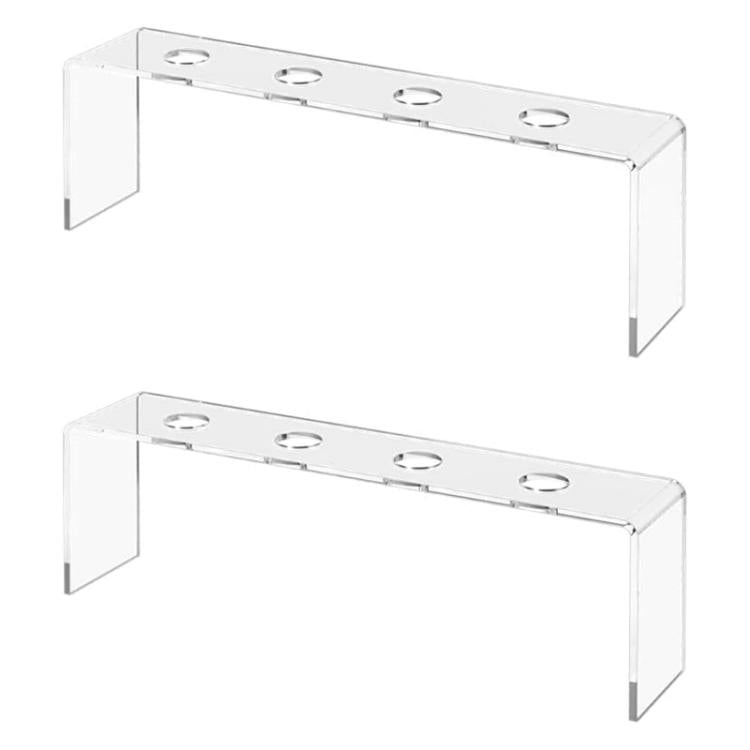 2pcs /Set Acrylic Wine Bottle Cork Storage and Display Stand