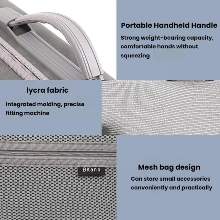 For DJI Mini 2 / 2 SE / 4K Fly More Combo BKano M4K003 Crossbody Storage Backpack - Grey