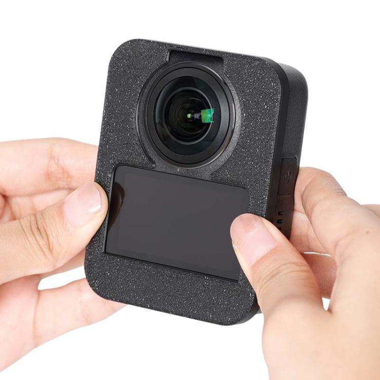 For DJI Osmo 360 Camera Screen Protector Installation Kit Alignment Tool + Tempered Glass Film Set - Black