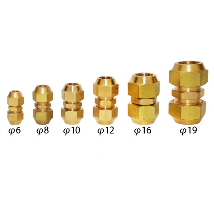 6mm AC Copper Pipe Extension Joint Connector Welding-Free Quick Connector
