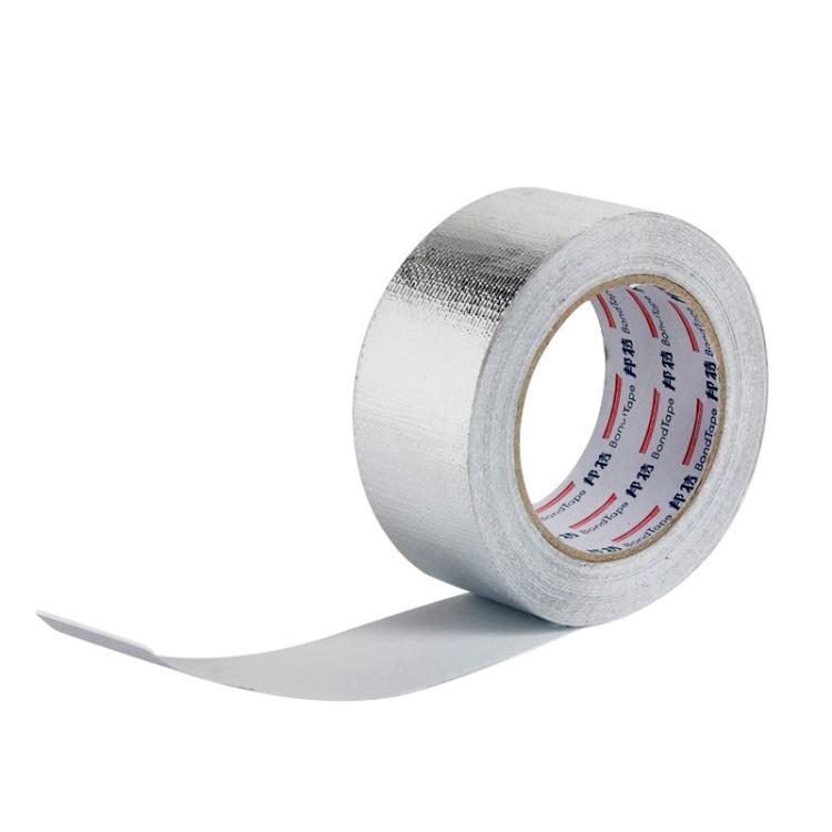 BondTape 10cm x 23m Fiberglass Aluminum Foil Tape High Temperature Resistant for HVAC Duct, Pipe Repair, Leak Sealing