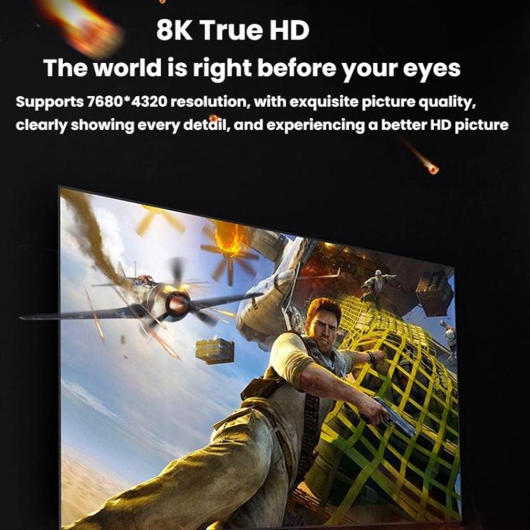 30M DP2.1 Male To Male 8K 60Hz HD Fiber Optic Cable For TV Computer Monitors Projectors